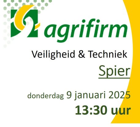 Spier - donderdag 9 januari 2025 - 1330 - Veiligheid & Techniek