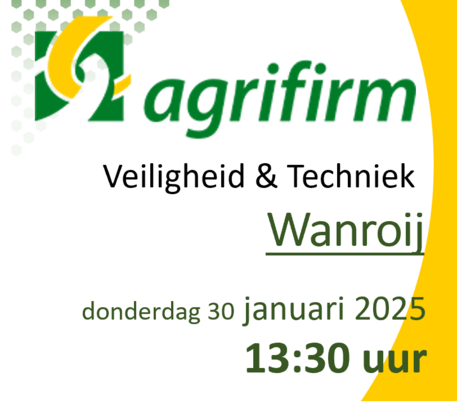 Wanroij - donderdag 30 januari 2025 - 13.30 - Veiligheid & Techniek