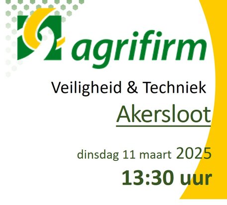 Akersloot - dinsdag 11 maart 2025 - 13.30 - Veiligheid & Techniek