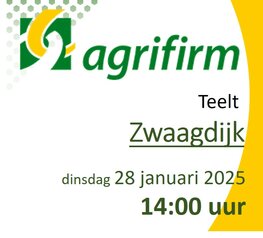 Zwaagdijk - dinsdag 28 januari 2025 - 14.00 - Teelt