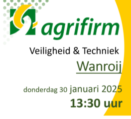 Wanroij - donderdag 30 januari 2025 - 13.30 - Veiligheid & Techniek